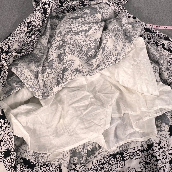 NWT Anthropologie Floral Linen Cotton Maxi Dress Pockets Sz S Fairy Sweetheart - Picture 12 of 15